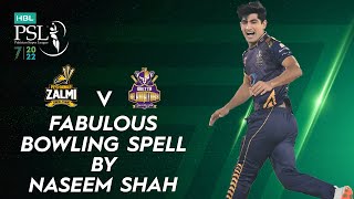 Fabulous Bowling Spell By Naseem Shah | Peshawar  vs Quetta | Match 22 | HBL PSL 7 | ML2T