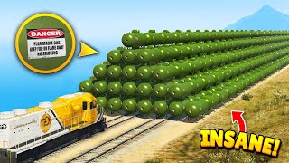 Can 99 Gas Tanks Stop The Train in GTA 5?