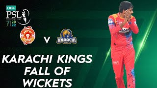 Karachi Kings Fall Of Wickets | Islamabad United vs Karachi Kings | Match 21 | HBL PSL 7 | ML2L