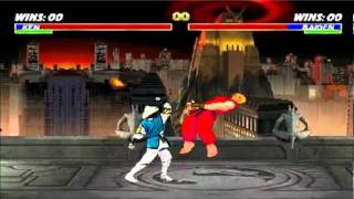 Mortal Kombat vs Street Fighter 1 (Ken vs Raiden) - HQ -