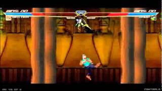 Mortal Kombat vs Street Fighter 3 (Akuma vs Chameleon) - HQ -