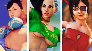 Street Fighter V - Arcade Edition: All Girls Intros (All Skins)
