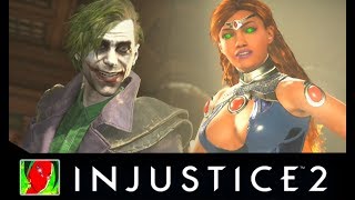 Injustice 2 - Joker Vs Teen Titans All Intro Dialogues
