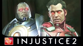 Injustice 2 - Darkseid Vs Justice League Intro Dialogues