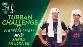 Turban Challenge ft Naseem Shah and James Faulkner. #HBLPSL7 #LevelHai | ML2T