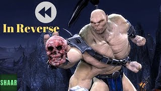 Mortal Kombat Komplete Edition - All Characters Intros In REVERSE