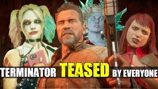 Who Roasts & Teases Terminator the Best? ( Relationship Banter Intro Dialogues ) MK 11