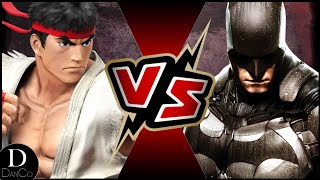 Batman (ARKHAM) VS Ryu (STREET FIGHTER) | BATTLE ARENA