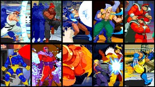 X-Men Vs. Street Fighter - All Hyper Combos
