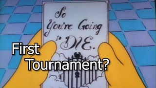 1st tournament? Here's some advice.
