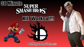 30 Minute Super Smash Brothers Super Set Bodyweight HIIT Workout!!! No Equipment At Home Cardio!!!