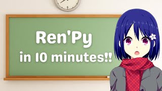 RenPy Tutorial for Beginners | Create a Visual Novel Game with Ren'Py