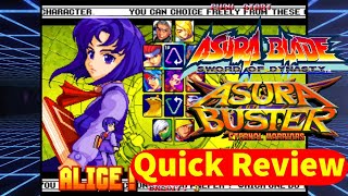 Retro Arcade Fighting Games! Asura Blade & Asura Buster