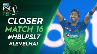 Closer | Multan Sultans vs Peshawar Zalmi | Match 16 | HBL PSL 7 | ML2T