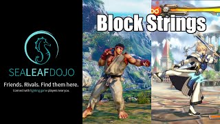 Block Strings and Frame Traps [Fighting Game Mechanisms]