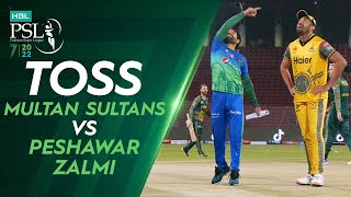 Toss | Multan Sultans vs Peshawar Zalmi | Match 16 | HBL PSL 7 | ML2T
