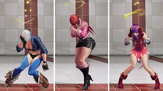 【KOF15】気絶・スタンモーション集 - The King of Fighters XV All Character Stun motion Collection（初期キャラ）