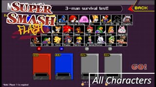 Super Smash Flash 1 | All Characters