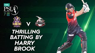 Thrilling Batting By Harry Brook | Quetta vs Lahore | Match 15 | HBL PSL 7 | ML2T