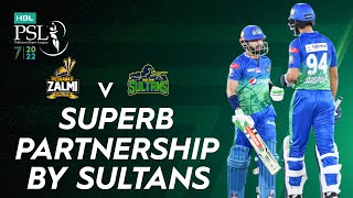 Superb Partnership By Sultans | Peshawar Zalmi vs Multan Sultans | Match 13 | HBL PSL 7 | ML2T