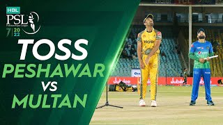 Toss | Peshawar Zalmi vs Multan Sultans | Match 13 | HBL PSL 7 | ML2T