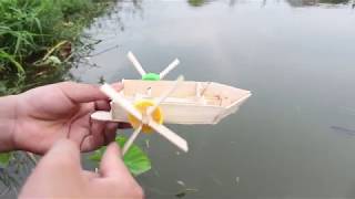 Making Cheap Boat With Ice Cream Stick | Kids xuri show