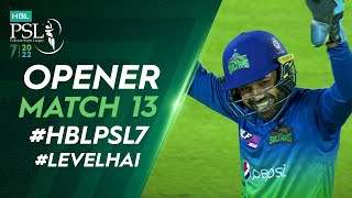 Opener | Peshawar Zalmi vs Multan Sultans | Match 13 | HBL PSL 7 | ML2T