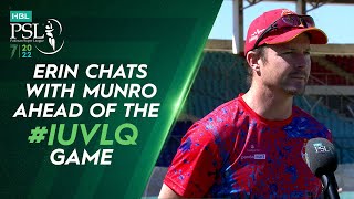 🗣 “Just try to keep the momentum going” | Erin chats with Munro ahead of the #IUvLQ game | ML2T