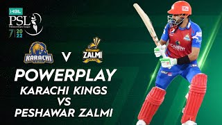 Powerplay | Karachi Kings vs Peshawar Zalmi | Match 11 | HBL PSL 7 | ML2T