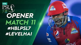 Opener | Karachi Kings vs Peshawar Zalmi | Match 11 | HBL PSL 7 | ML2T