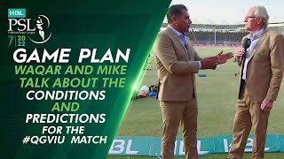 🏏 Game Plan 🏏Waqar and Mike Talk About The Conditions And Predictions For The #QGvIU Match