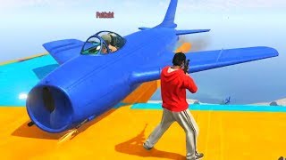 SNIPE THE PLANES! - GTA 5 Funny Moments #730