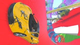 STUNTING UNDER THE MAP!  - GTA 5 Funny Moments #695