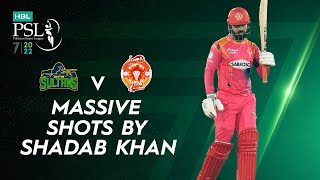 Shadab Khan Stunning Innings | Multan Sultans vs Islamabad United | Match 8 | HBL PSL 7 | ML2T