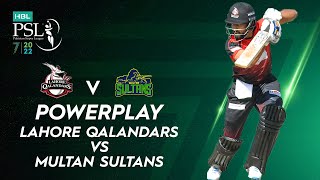 Powerplay | Lahore Qalandars vs Multan Sultans | Match 3 | HBL PSL 7 | ML2T