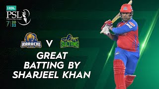 Great Batting By Sharjeel Khan | Karachi Kings vs Multan Sultans | Match 1 | HBL PSL 7 | ML2T