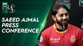 Saeed Ajmal Press Conference | HBLPSL 7